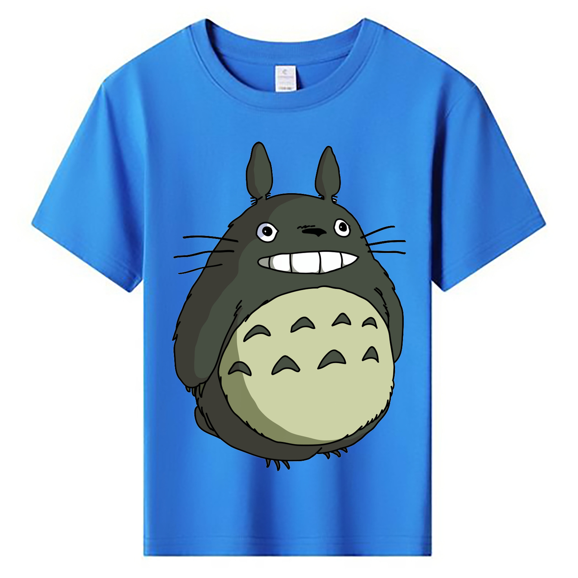（画像用） となりのトトロ 草壁メイ 草壁サツキ My Neighbor Totoro Satsuki Kusakabe Mei Kusakabe 綿100％キッズTシャツ（フロントプリント）